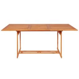 Berkfield Home Beautiful 7 Piece Garden Dining Set Solid Teak Wood in Brown - thumbnail 1