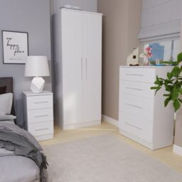 Ready Assembled 2 U Ripon Large Mirror (Ready Assembled) in White - thumbnail 2