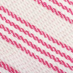 Berkfield Home Throw Cotton Stripes 125x150 cm Pink & White - thumbnail 6