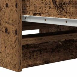 Berkfield Home Sideboard Old Wood 37.5x35x99 cm Engineered Wood in Brown - thumbnail 9