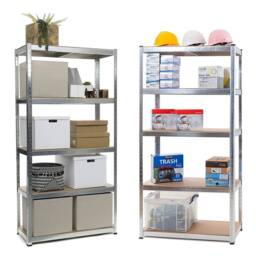Nordara 5-Tier Heavy Duty Metal Storage Rack Multi-layer Household in Silver - Size: 1000mm × 2000mm - thumbnail 5