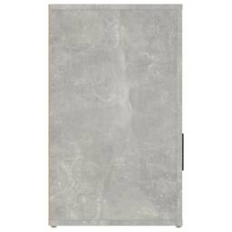 Berkfield Home Bedside Cabinet Concrete Grey 50x36x60 cm Engineered Wood - Size: 50 x 36 x 60 cm - thumbnail 8