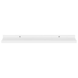 Berkfield Home Wall Shelves 4 pcs White 60x9x3 cm - Size: 60 x 9 x 3 cm - thumbnail 4