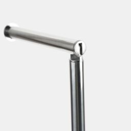 OHS 2-in-1 Freestanding Toilet Roll Holder Bathroom Paper Organiser in Silver - thumbnail 6