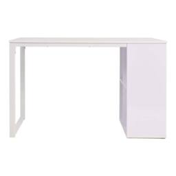 Berkfield Home Modern Writing Desk 120x60x75 cm White - Size: 120 x 60 x 75 cm - thumbnail 3