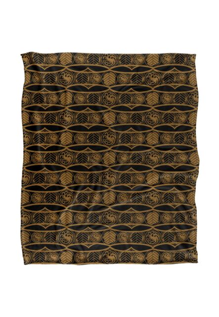 Game Of Thrones House of The Dragon Blanket, 152x127 cm Dragon Band Silky Touch Super Soft Throw Blanket in White - image 1