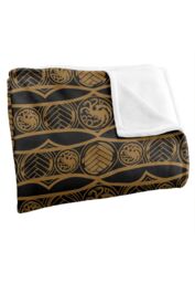 Game Of Thrones House of The Dragon Blanket, 152x127 cm Dragon Band Silky Touch Super Soft Throw Blanket in White - thumbnail 3