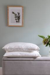Soak&Sleep Soft As Down with Silk Pillows in White - Size: Super King