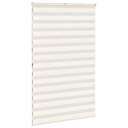 Berkfield Home Zebra Blind Marble Beige 150x200 cm Fabric Width 145.9 cm Polyester - thumbnail 4