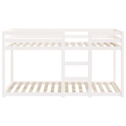 Berkfield Home Bunk Bed White 80x200 cm Solid Wood Pine - thumbnail 5