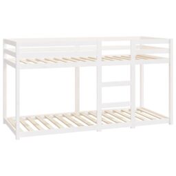 Berkfield Home Bunk Bed White 80x200 cm Solid Wood Pine - thumbnail 4