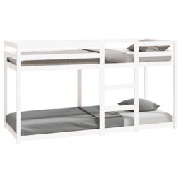 Berkfield Home Bunk Bed White 80x200 cm Solid Wood Pine - thumbnail 2