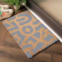 Artsy Mats Grey Random Big Shapes Doormat - Size: 40 cm x 60 cm - thumbnail 3