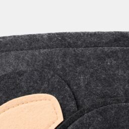 OHS Kids Elephant Felt Basket Toy Storage Organiser Collapsible Baby Hamper Decorative in Grey - thumbnail 5