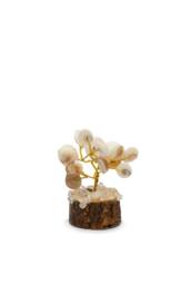 KDMD Small Gomati Chakra Tree with Rudraksha-15 Stones in White - thumbnail 1