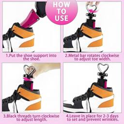 EONLION 1X Boot Shoe Stretcher for Men&Women Shoe Tree Shaper in Pink - Size: 500mm - thumbnail 5