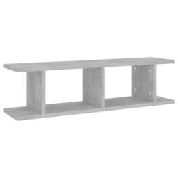 Berkfield Home Wall Shelves 2 pcs Concrete Grey 75x18x20 cm Engineered Wood - Size: 75 x 18 x 20 cm - thumbnail 4