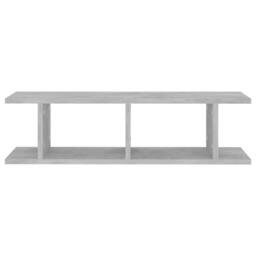 Berkfield Home Wall Shelves 2 pcs Concrete Grey 75x18x20 cm Engineered Wood - Size: 75 x 18 x 20 cm - thumbnail 5