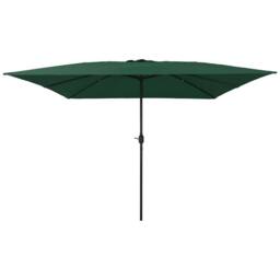 Berkfield Home Square Garden Parasol 295x245 cm Green - thumbnail 2