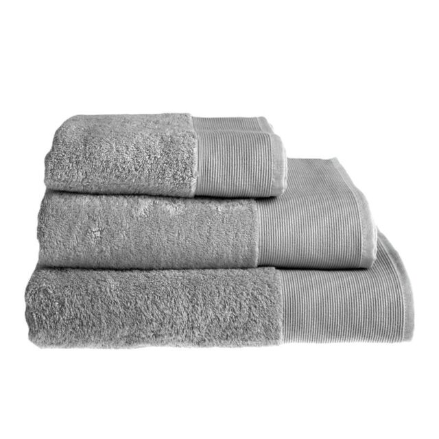 Allure Bath Fashions Marlborough Bamboo Towels - Super Soft, Absorbent & Hypo-Allergenic in Silver - image 1