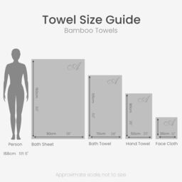 Allure Bath Fashions Marlborough Bamboo Towels - Super Soft, Absorbent & Hypo-Allergenic in Silver - thumbnail 6