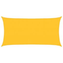 Berkfield Home Sunshade Sail 160 g/m¬≤ Yellow 2.5x5 m HDPE - thumbnail 2