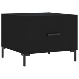 Berkfield Home Coffee Tables 2 pcs Black 50x50x40 cm Engineered Wood - Size: 50 x 50 x 40 cm - thumbnail 5