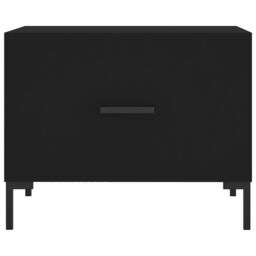 Berkfield Home Coffee Tables 2 pcs Black 50x50x40 cm Engineered Wood - Size: 50 x 50 x 40 cm - thumbnail 6