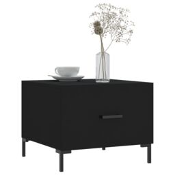 Berkfield Home Coffee Tables 2 pcs Black 50x50x40 cm Engineered Wood - Size: 50 x 50 x 40 cm - thumbnail 3