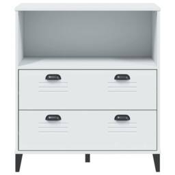 Berkfield Home Decorative Bookcase VIKEN White 80x40x90 cm Engineered Wood - Size: 80 x 40 x 90 cm - thumbnail 6