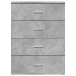 Berkfield Home Sideboard Concrete Grey 60x39x80 cm Engineered Wood - Size: 60 x 39 x 80 cm - thumbnail 5