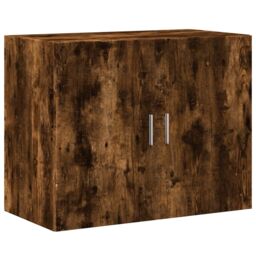 Berkfield Home Highboard Smoked Oak 80x42.5x249 cm Engineered Wood in Brown - thumbnail 6