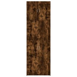 Berkfield Home Highboard Smoked Oak 80x42.5x249 cm Engineered Wood in Brown - thumbnail 5