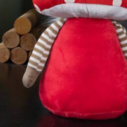 Samuel Alexander 50cm Red Soft Festive Porta-Bella Christmas Mushroom Gonk Decoration - thumbnail 7