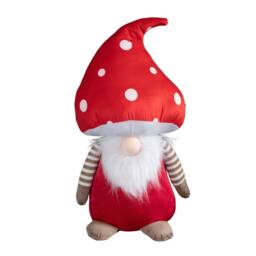 Samuel Alexander 50cm Red Soft Festive Porta-Bella Christmas Mushroom Gonk Decoration - thumbnail 8