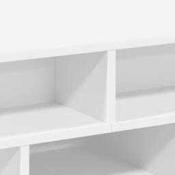 Berkfield Home Decorative Coffee Table White 70x70x29 cm Engineered Wood - Size: 70 x 70 x 29 cm - thumbnail 8