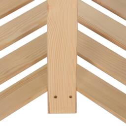 Berkfield Home Durable 5-Tier Storage Corner Rack 82.5x82.5x170 cm Solid Pinewood in Light Tan - thumbnail 6