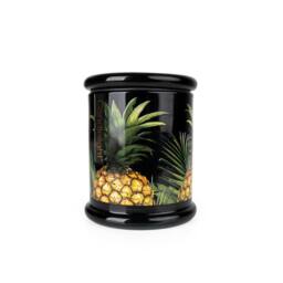 Madison & Mayfair Pineapple & Coconut Large Lidded Jar Candle in Black - thumbnail 2