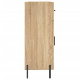 Berkfield Home Sideboard Sonoma Oak 69.5x34x90 cm Engineered Wood in Brown - thumbnail 7