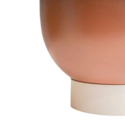 Ivyline Indoor Austin Dual Rubarb Metal Planters Set of 2 *extra large* in Pink - thumbnail 7