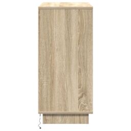 Berkfield Home Sideboard with LED Sonoma Oak 71x34, 5x75 cm Engineered Wood in Brown - thumbnail 8
