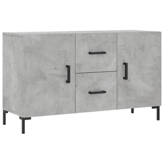 Berkfield Home Sideboard Concrete Grey 100x36x60 cm Engineered Wood - Size: 100 x 36 x 60 cm - image 1