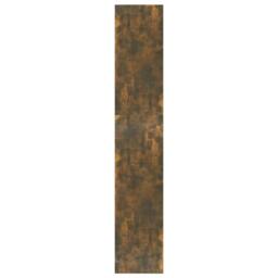 Berkfield Home Classic Book Cabinet/Room Divider Smoked Oak 60x30x166 cm Enginee in Brown - Size: 60 x 30 x 166 cm - thumbnail 6