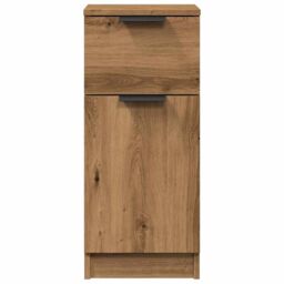 Berkfield Home Sideboards 2 pcs Artisan Oak 30x30x70 cm Engineered Wood in Brown - Size: 30 x 30 x 70 cm - thumbnail 5