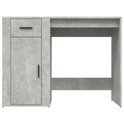 Berkfield Home Desk Concrete Grey 100x49x75 cm Engineered Wood - Size: 100 x 49 x 75 cm - thumbnail 6