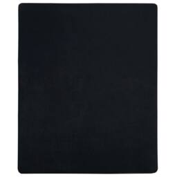 Berkfield Home Jersey Fitted Sheet Black 140x200 cm Cotton - thumbnail 2