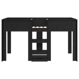Berkfield Home Bunk Bed for Kids Black Oak 80 x 200 cm Engineered wood - thumbnail 5