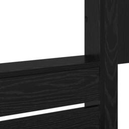 Berkfield Home Bunk Bed for Kids Black Oak 80 x 200 cm Engineered wood - thumbnail 9
