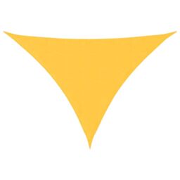 Berkfield Home Sun Shade Sail Yellow 7x5x5 m 100% Polyester Oxford - thumbnail 2