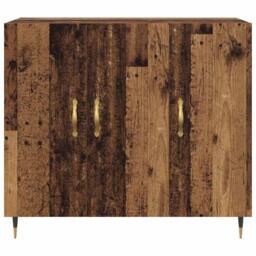 Berkfield Home Sideboard with Storage with Door Brown 90 x 34 x 80 cm Engineered wood - thumbnail 6